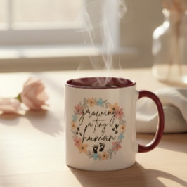 Blumen-Schwangerschaftstasse, Ein winziges menschl Kaffeetasse