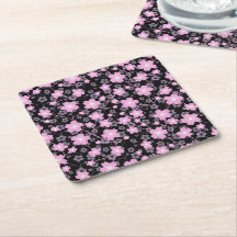 Blumen Schwarz Rosa Schöne Kirschblüte