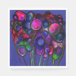 Blumen Serviette