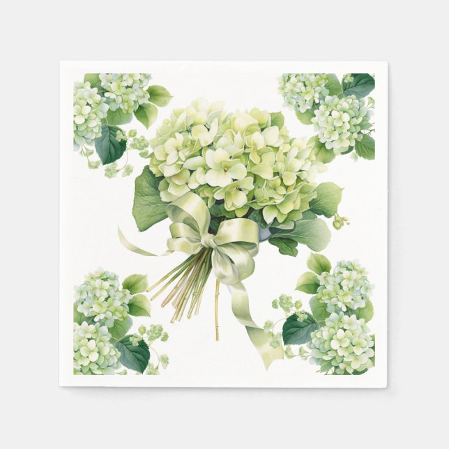 Blumen-Servietten Serviette (Vorderseite)
