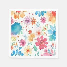 Blumen-Servietten Serviette