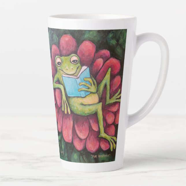 Blumen-Sessel-Latte-Mug Milchtasse (Rechts)