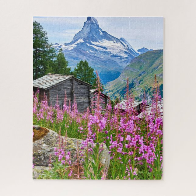 Blumen | Sommermatterhorn Schweiz (Vertikal)