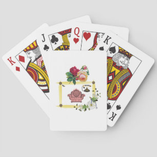 Blumen Spielkarten-Deck Spielkarten