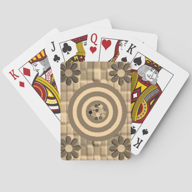 Blumen Spielkarten-Deck Spielkarten (Rückseite)