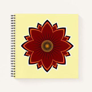 Blumen-Spiralbuch - Florales Design Notizbuch