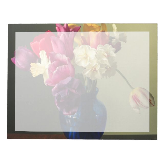 Blumen | Spring Blume Bouquet Notizblock (Vorderseite)
