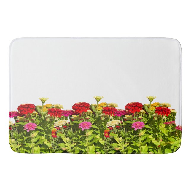 Blumen stehen hoch badematte (Vorderseite)