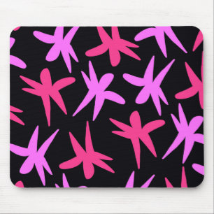 Blumen-Sterne Mousepad