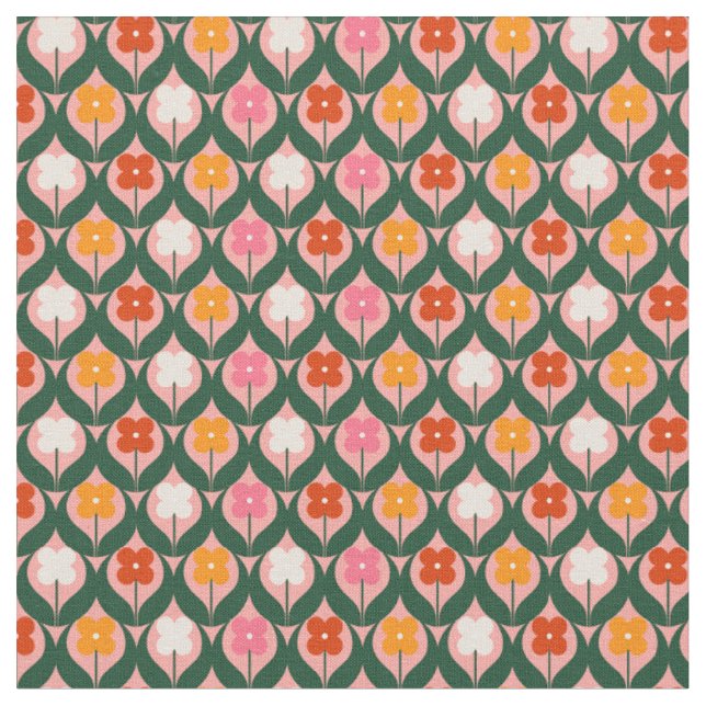 Blumen Stoff (Nahaufnahme)