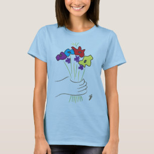 Blumen-T - Shirt
