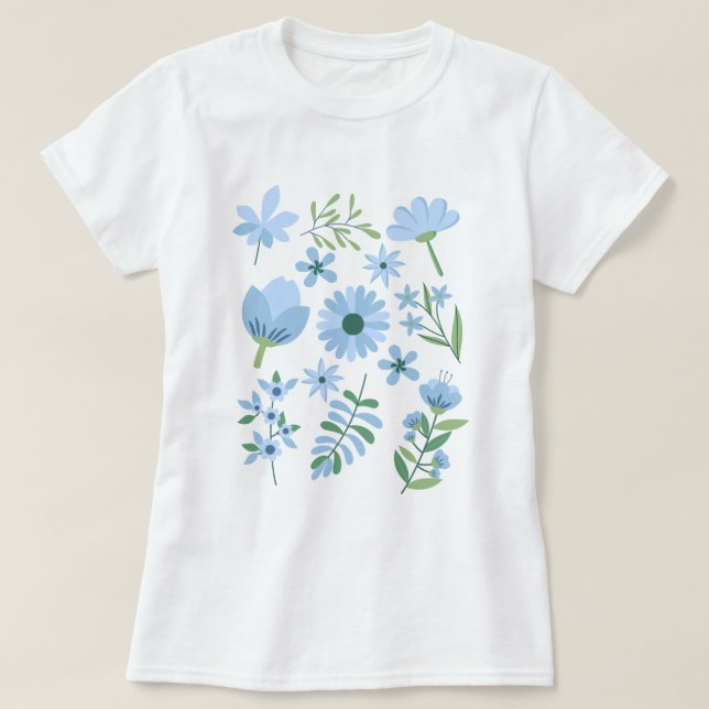Blumen T-Shirt (Design vorne)