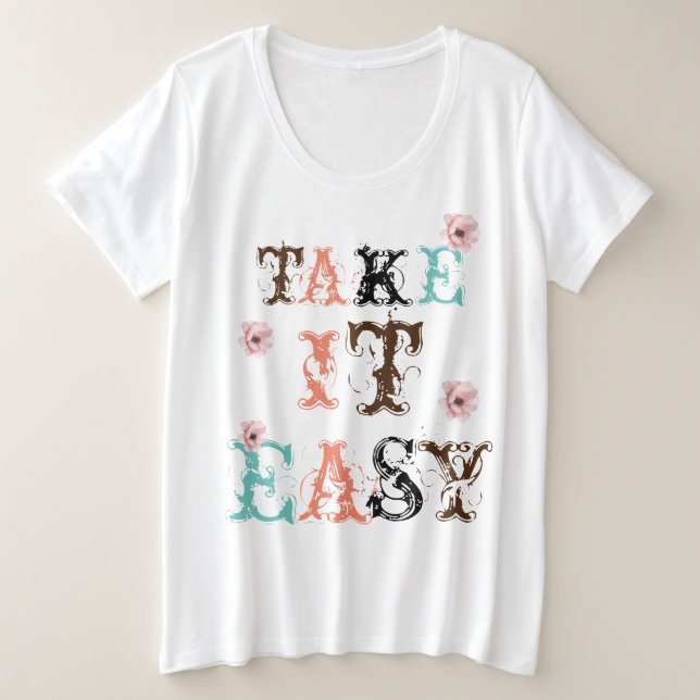 Blumen T - Shirt (Design vorne)