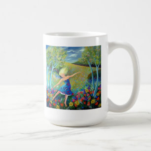 BLUMEN-TANZEN KAFFEETASSE