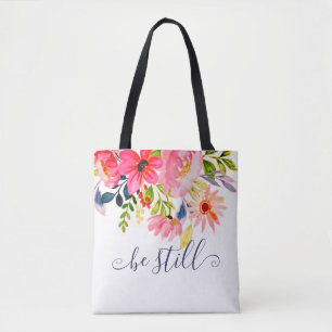 Blumen-Tasche 'Sei still' Tasche