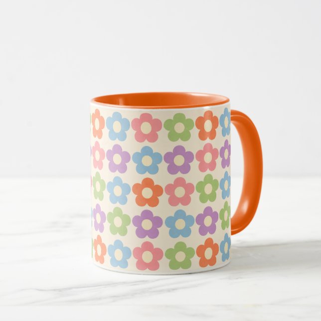 Blumen Tasse (VorderseiteRechts)