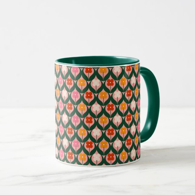 Blumen Tasse (VorderseiteRechts)