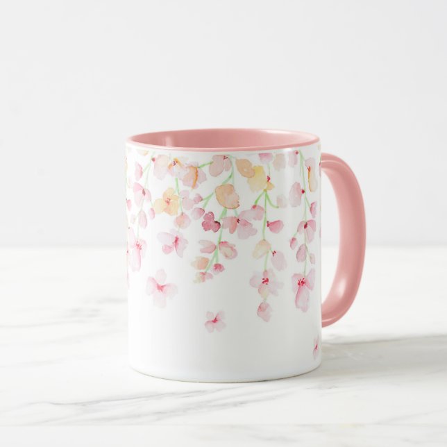 Blumen Tasse (VorderseiteRechts)