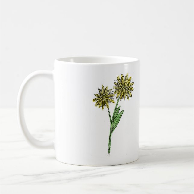Blumen-Tasse Kaffeetasse (Links)