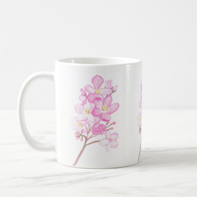 Blumen-Tasse Kaffeetasse (Links)