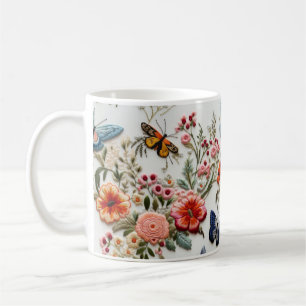 Blumen-Tasse  Kaffeetasse