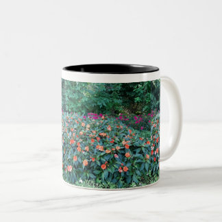 Blumen-Tasse Zweifarbige Tasse