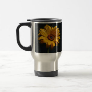 Blumen Tau Regen Aluminium-Reisebecher Reisebecher