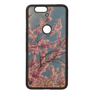 Blumen-Telefonkasten Google-Verbindung 6p rosa Nexus 6P Holzhülle