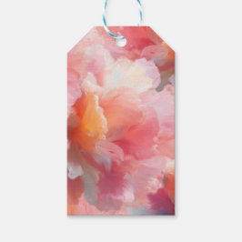Blumen-Teller aus Papier Geschenkanhänger