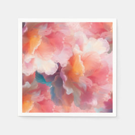 Blumen-Teller aus Papier Serviette