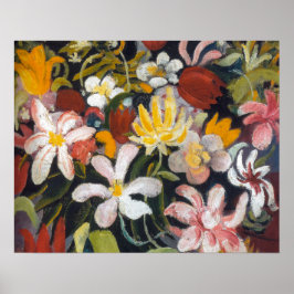 Blumen-Teppich | Auguste Macke | Poster
