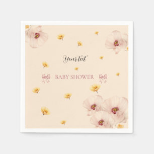 Blumen-Themen-Papier-Serviette Serviette