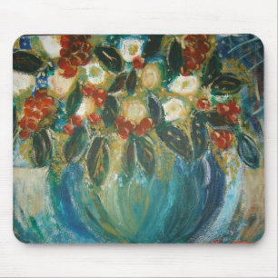 Blumen-Topf-Mausunterlage durch Becki Abrisz Mousepad