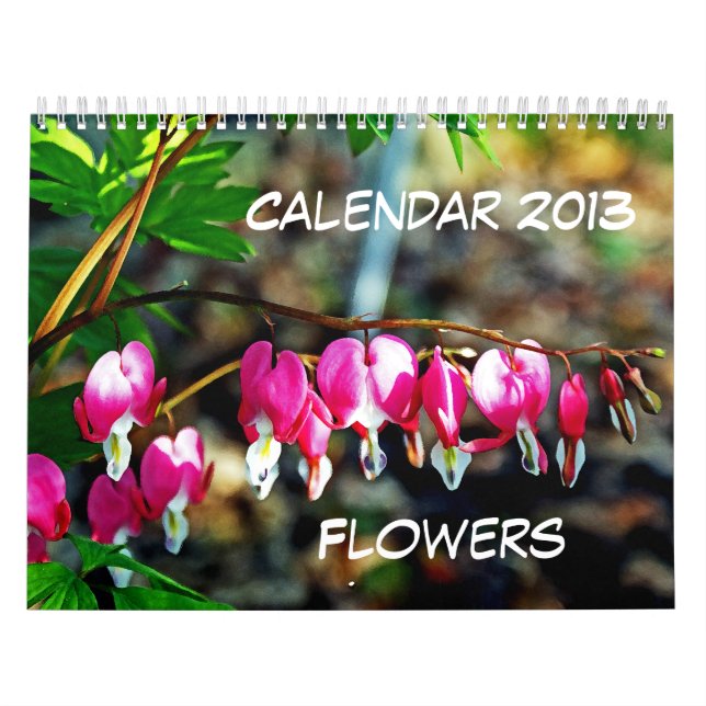 Blumen tragen 2013 ein kalender (Titelbild)