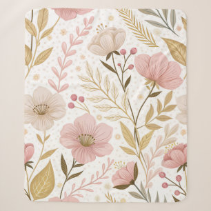 Blumen-Traum-Mosaik – Nahtlose künstlerische Blüte Sherpadecke