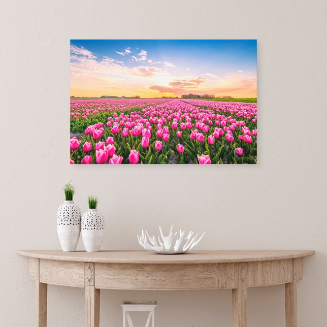Blumen | Tulips South Holland, Niederlande Leinwanddruck (Von Creator hochgeladen)