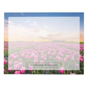 Blumen Tulips South Holland, Niederlande Notizblock
