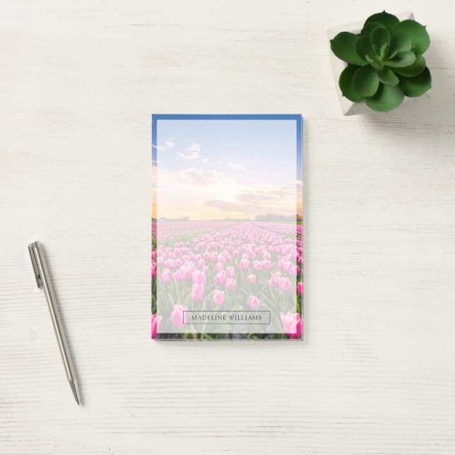 Blumen | Tulips South Holland, Niederlande Post-it Klebezettel (Büro)