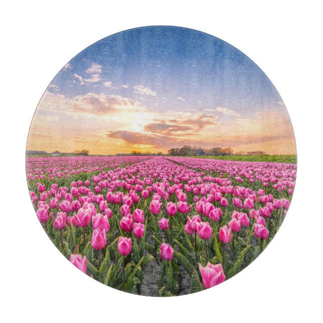 Blumen | Tulips South Holland, Niederlande Schneidebrett (Vorderseite)