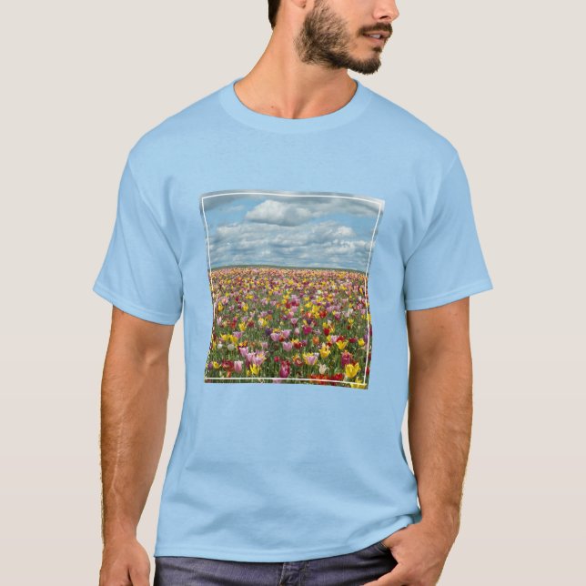 Blumen | Tulips Willamette Valley Oregon T-Shirt (Vorderseite)