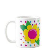 Blumen-u. Polka-Punkte