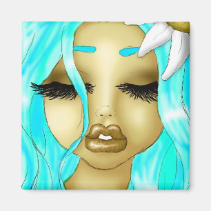 Blumen u. Schönheit Magnet