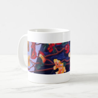 Blumen u. Zitronen-Tasse Kaffeetasse