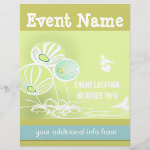 Blumen und Bienen Flyer