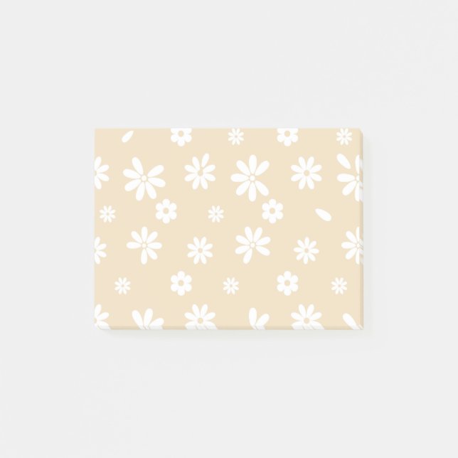 Blumen und Blütenblätter 7 Post-it Klebezettel (Vorderseite)