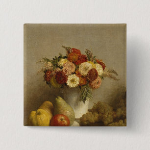 Blumen und Frucht, 1865 Button