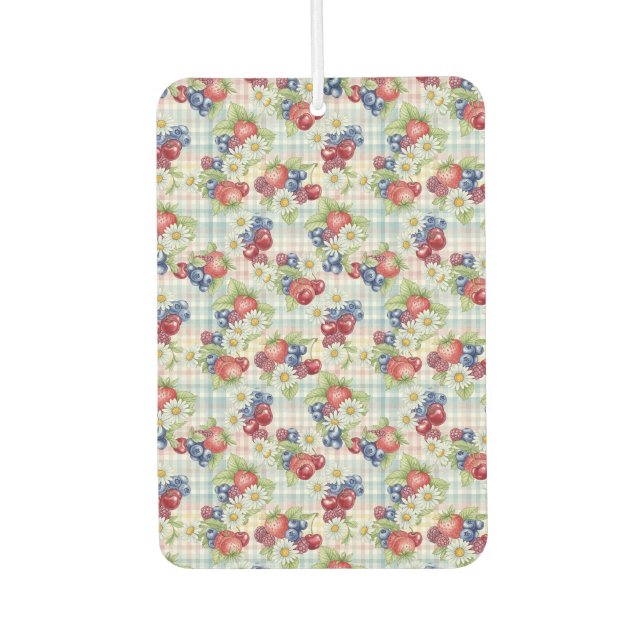 Blumen und Früchte Autolufterfrischer (Vorderseite)