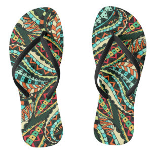 Blumen und Glamour Nahtlos stilvoll Flip Flops