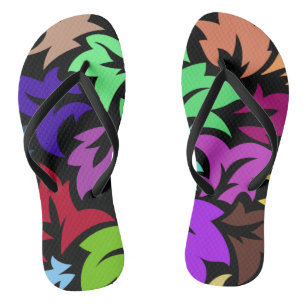 Blumen und Glamour Stilloser Sommer Flip Flops