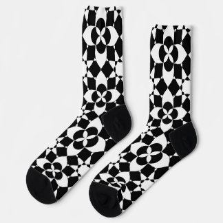 Blumen und Sterne Socken